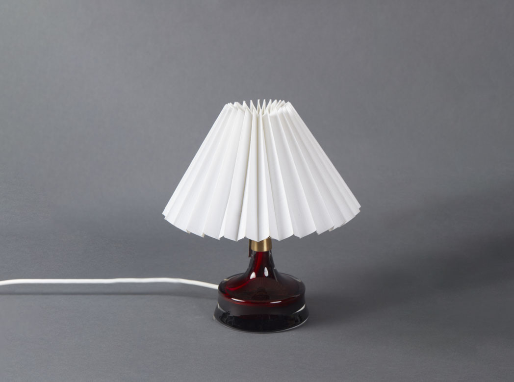 Enquiring about Swedish 1960's Designer Glass Table Lamp
