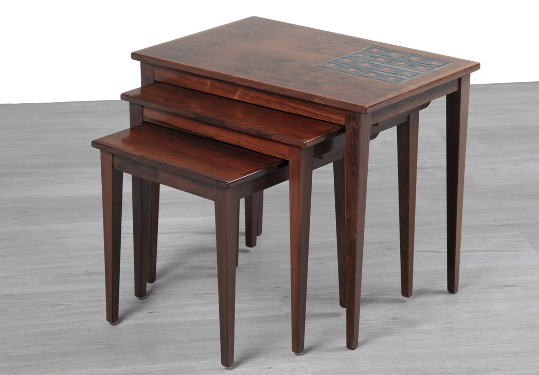 Enquiring about Danish 1960's Brazilian Rosewood Nesting Tables