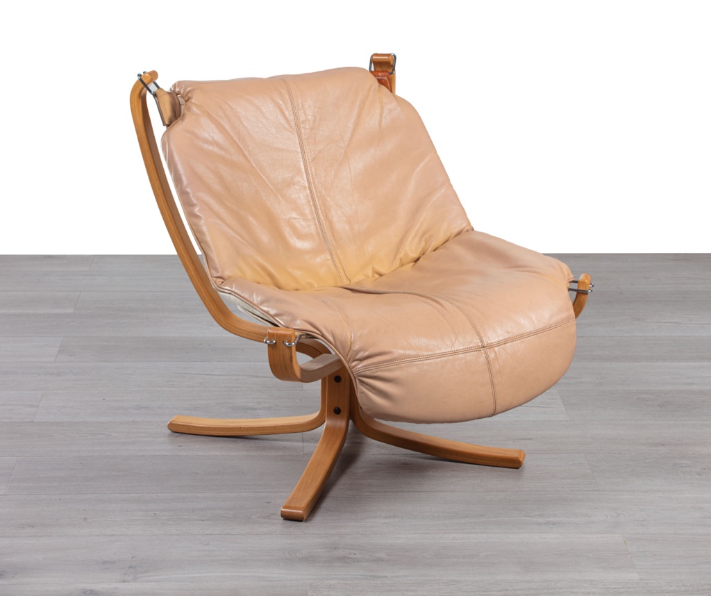 Enquiring about Norwegian 1970's Leather Falcon Chair