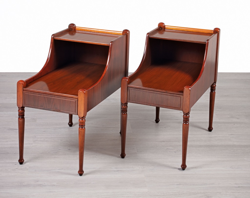 Enquiring about Danish 1960's Walnut Bedside Cabinets
