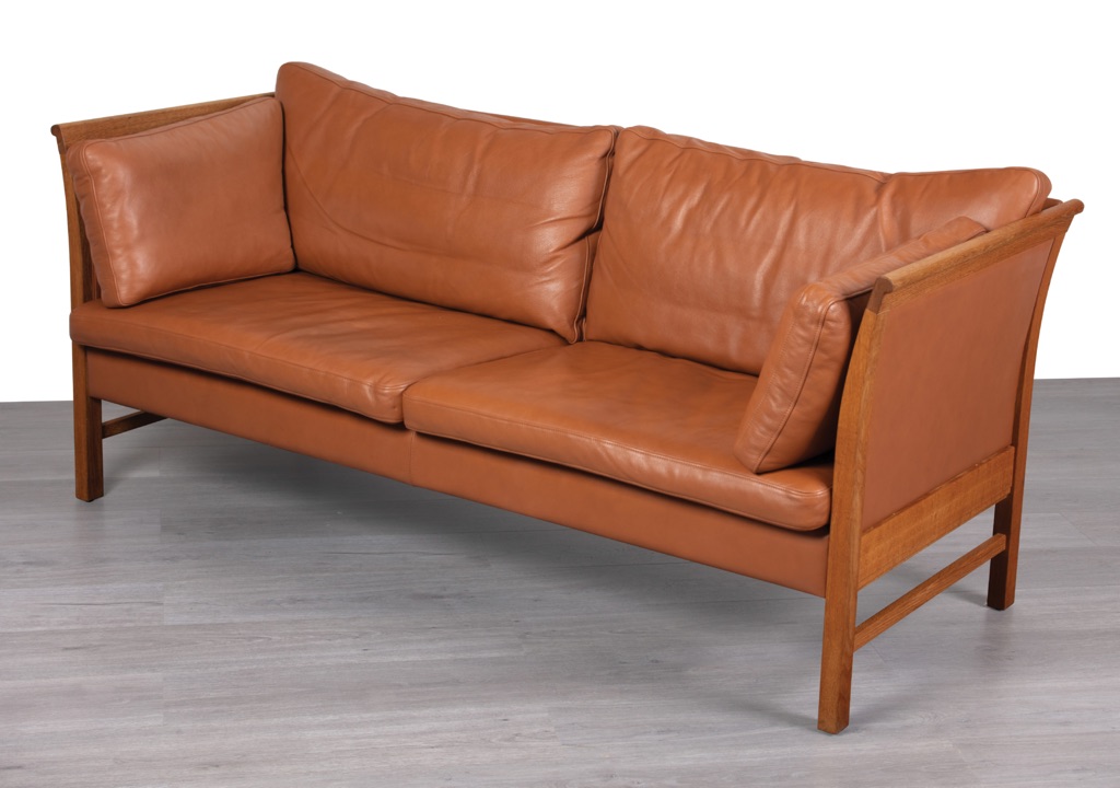 Enquiring about Danish Vintage Oak & Leather 2.5 Seater Sofa