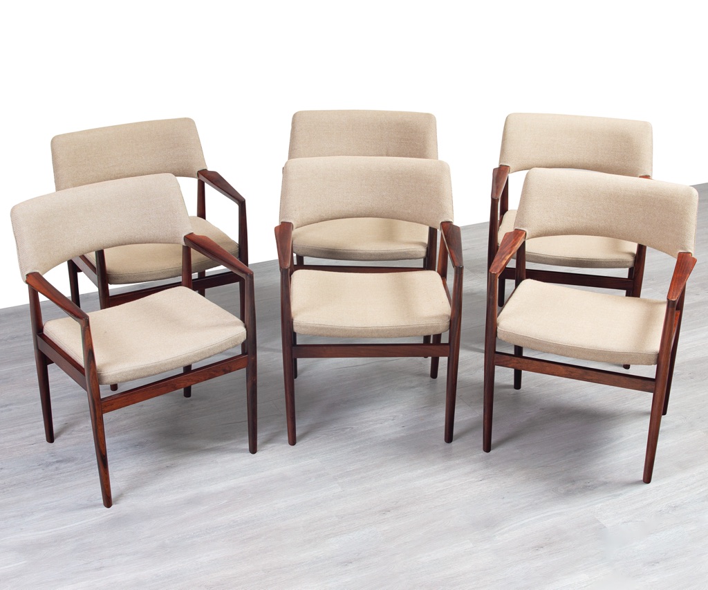 Enquiring about Danish 1960s Designer Set x 6 Brazilian Rosewood Dining Chairs