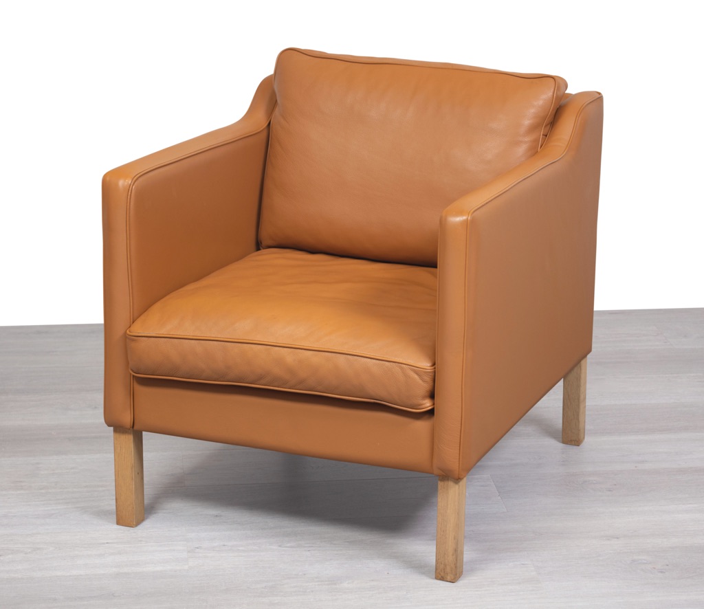 Enquiring about Danish Tan Leather Armchair