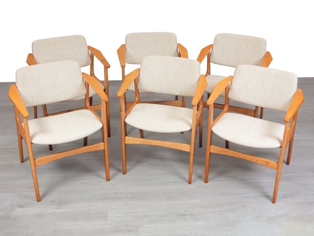 Enquiring about Danish 1960s Set x 6 Oak Dining Chairs by Arne Vodder