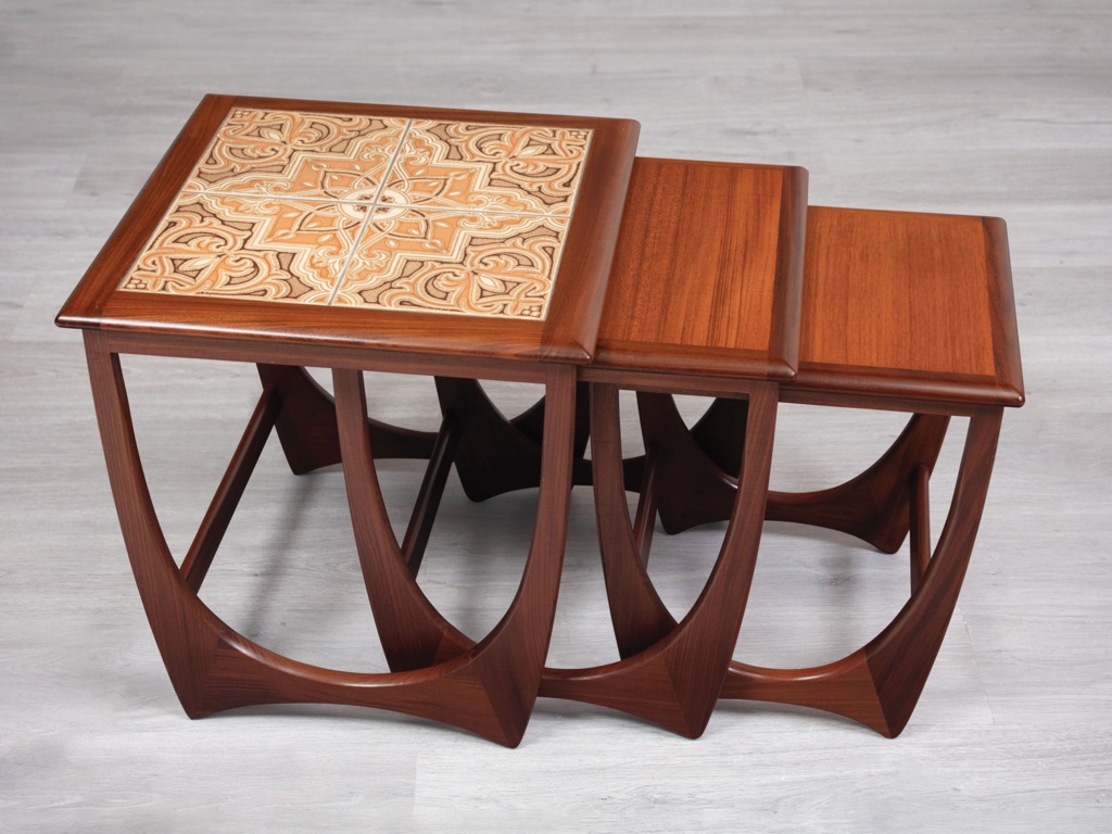 Enquiring about English 1960s Teak Nesting Tables.