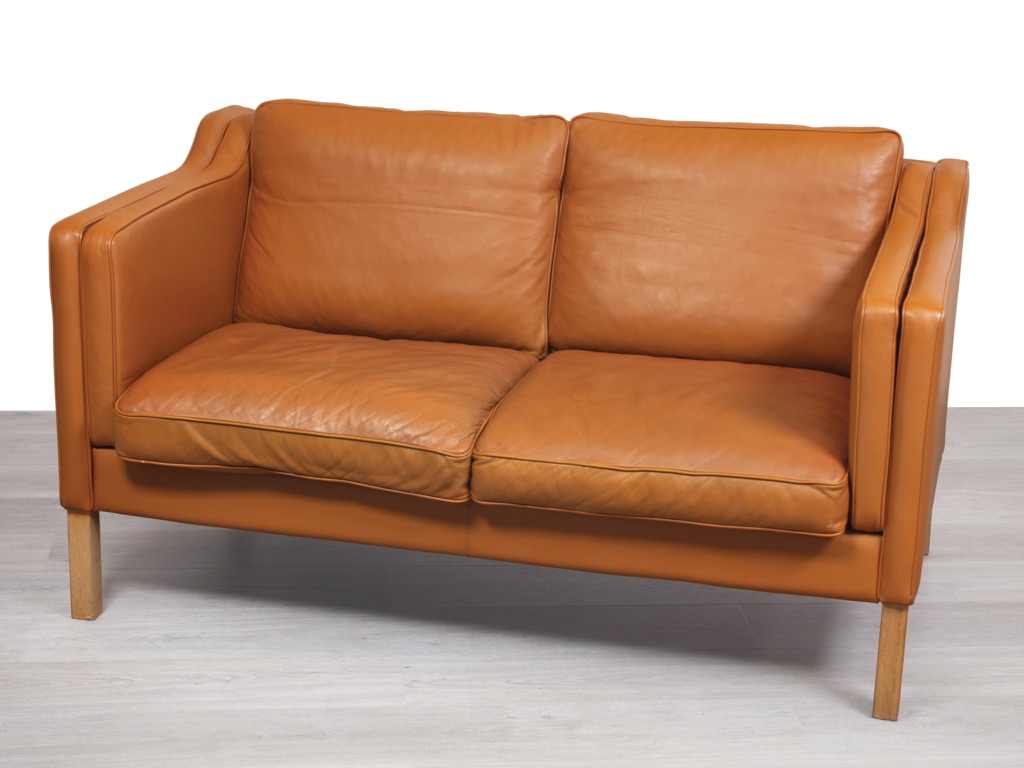 Enquiring about Danish Tan Leather 2-Seater Sofa