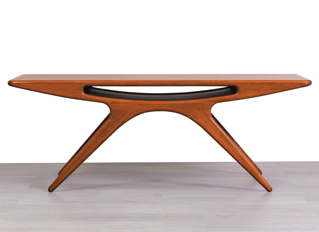 Enquiring about Rare Danish 1950s Designer Teak “Smile” Coffee Table (POA)