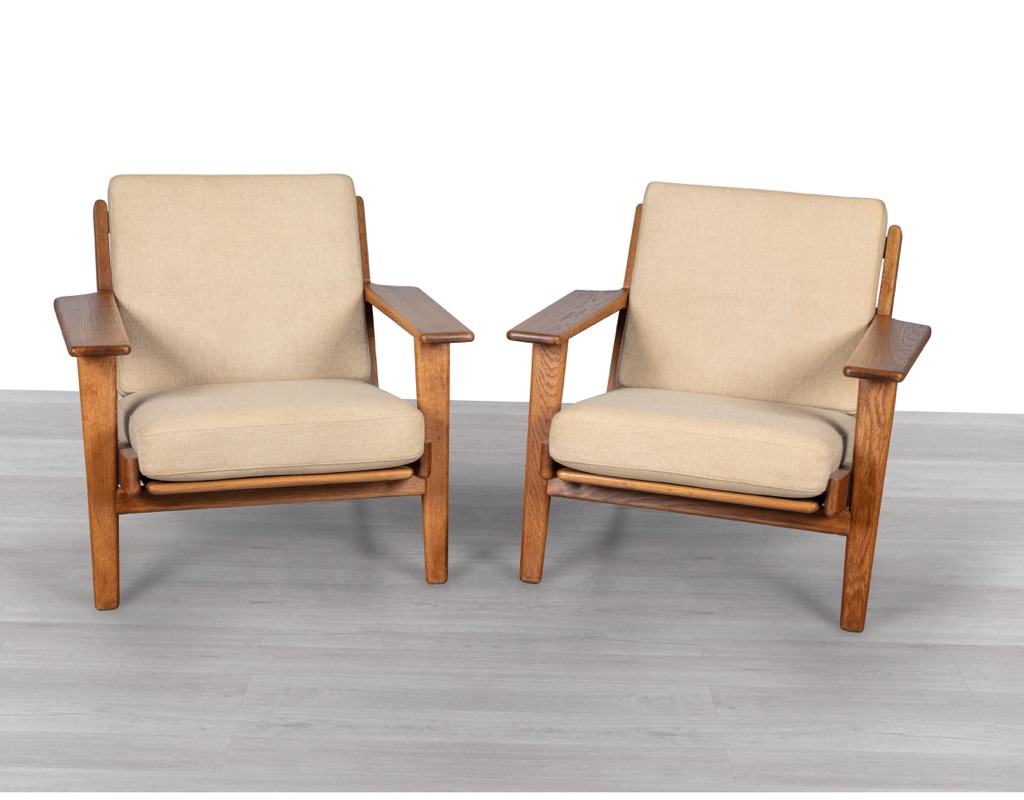 Hans J. Wegner GE290 Plank Armchair Getama Denmark European Oak