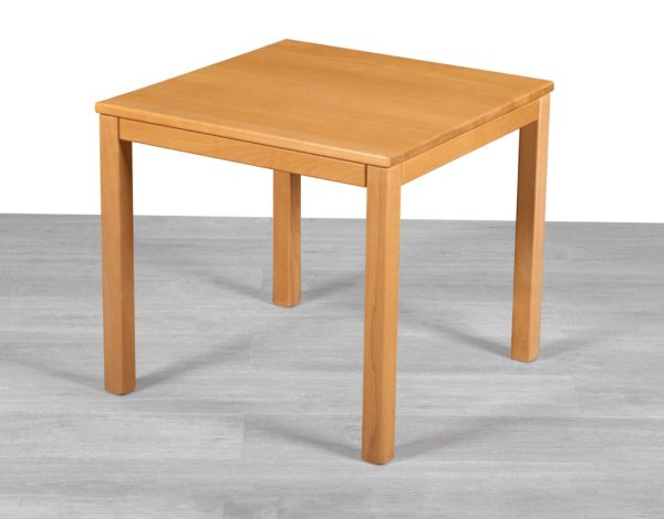 Mid century modern Danish vintage coffee occasional table Haslev Mobler Mobelsnedkeri in solid beechwood