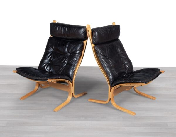 Siesta Chair Ingmar Relling Westnofa Norway 1970s Pair